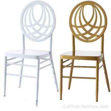 Plastica moderna evento d&#39;oro per eventi sedia chiamavari